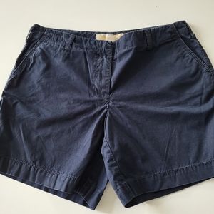 J. Crew City Fit Navy Shorts
